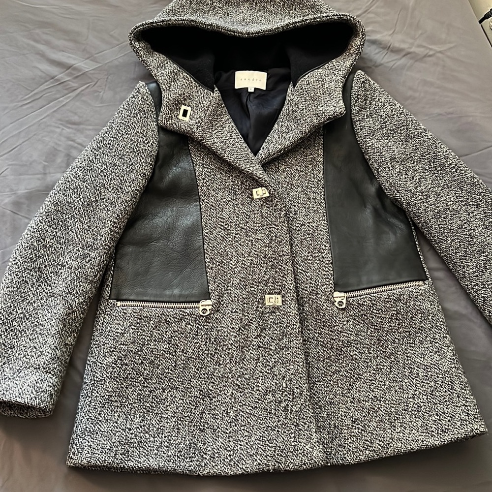 Sandro coat hoodie